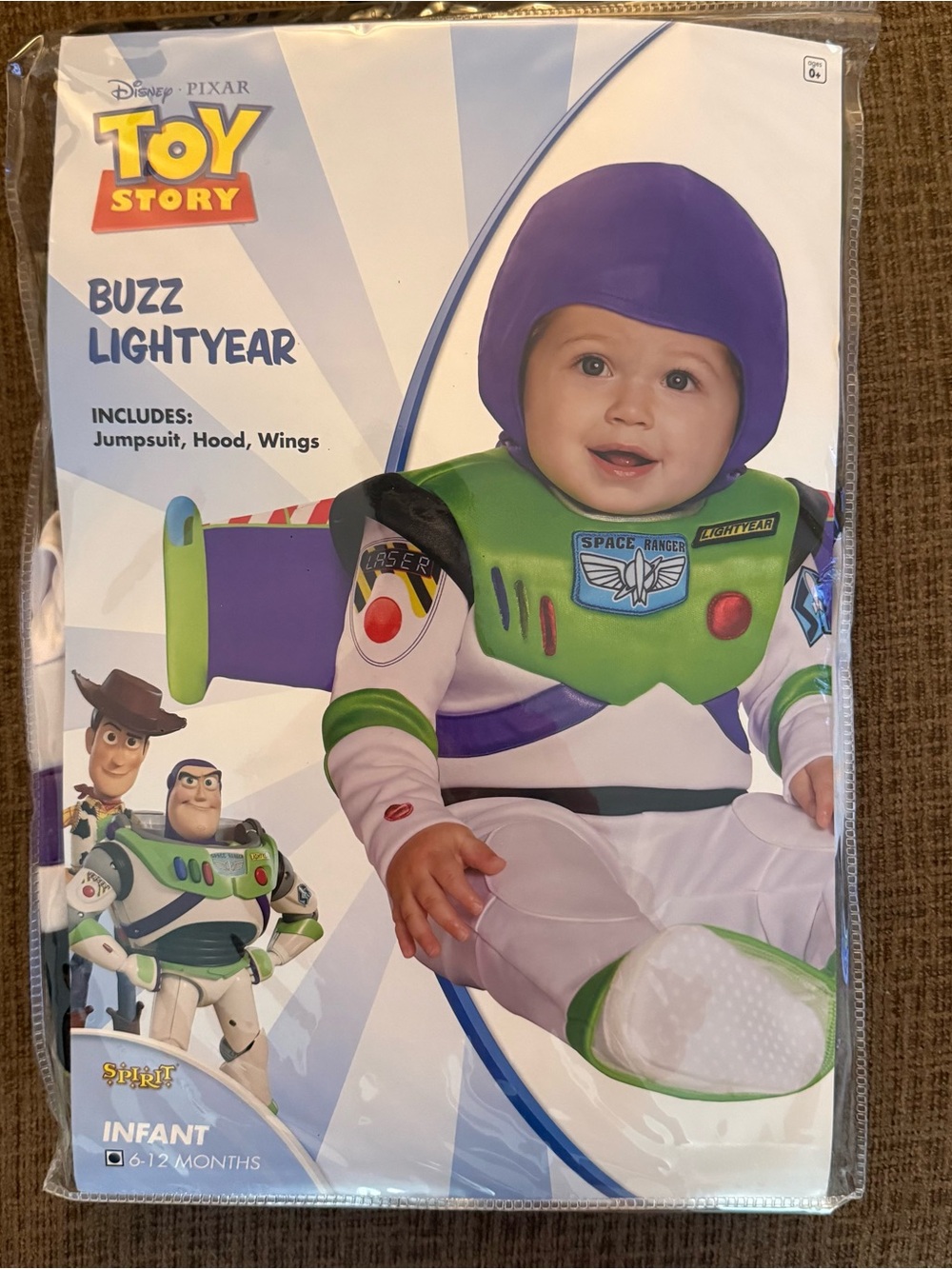Spirit Toy Story Buzz Lightyear Infant Costume - Green & Purple
